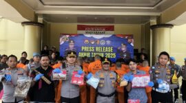 Polres Serang Ungkap Kasus Kriminal sepanjang 2025. (Foto: Bantenesia)