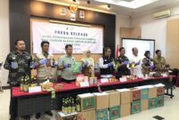 BBPOM Di Serang Menggelar Ungkap Hasil Pengawasan Sediaan Farmasi Dan Pangan Olahan Tahun 2025. (Foto: Bantenesia)
