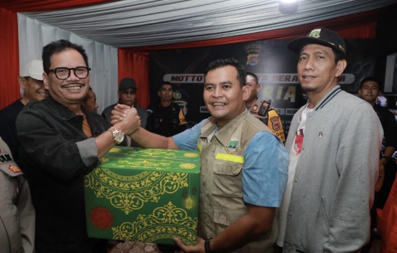 Sekretaris Daerah (Sekda) Kota Serang, Nanang Saefudin saat Monitoring Malam Tahun Baru 2026. (Foto: Istimewa)