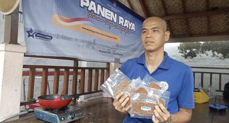 Warga Binaan Rutan Kelas IIB Serang, Yandi Sofyan, (47) asal Sukabumi. (Foto: Bantenesia)