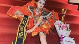 Vanya Ivenna Pangaribuan, ‘The Winner’ tingkat nasional pada ajang Festival Etnik Model Indonesia 2026. (Foto: Istimewa)