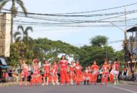 Sanggar Rossys Entertainment, di Royal Fashion Week, Royal Baroe, Kota Serang. (Foto: Bantenesia)