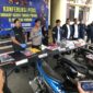 Konferensi Pers Ungkap Kasus Tindak Pidana di Wilayah Hukum Polres Serang. (Foto: Bantenesia)