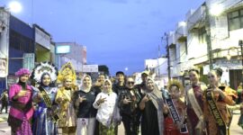 Kolaborasi Lintas Komunitas Kreatif, Disparpora Kota Serang melalui sektor Ekonomi Kreatif (Ekraf), bekerja sama dengan Forum Ekraf, Sanggar Rossy’s Entertainment, serta DMC Creativity. (Foto: Istimewa)