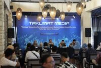 Taklimat Media bertema “Menjaga Momentum Pertumbuhan Ekonomi Banten melalui Sinergi Moneter, Fiskal, dan Sektor Keuangan”. (Foto: Istimewa)