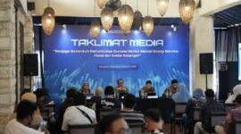 Taklimat Media bertema “Menjaga Momentum Pertumbuhan Ekonomi Banten melalui Sinergi Moneter, Fiskal, dan Sektor Keuangan”. (Foto: Istimewa)