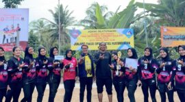 Tim Bola Voli Putri Universitas Primagraha (UPG) berhasil menjadi Runner Up Open Turnamen Bola Boli Putri ‘HUT Ke-4 IVOS’ 2026. (Foto: Istimewa)