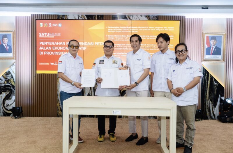 Pelantikan Pengurus Fekraf Banten periode 2025–2028. (Foto: Iatimewa)