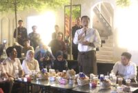 Mas Menteri AHY saat Diskusi Duduk, Dengar, Kreatif bersama Pegiat Ekonomi Kreatif Provinsi Banten. (Foto: Bantenesia)