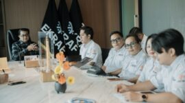 FEKRAF Banten saat melakukan Audiensi bersama Menteri Ekonomi Kreatif (MENKRAF), Teuku Riefky Harsya. (Foto: FEKRAF Banten)
