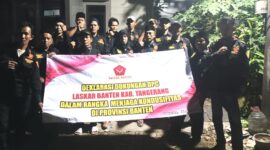 DPC Laskar Banten Tangerang Raya, menyampaikan Deklarasi Dukungan Program serta Kebijakan Pemerintah. (Foto: Istimewa)