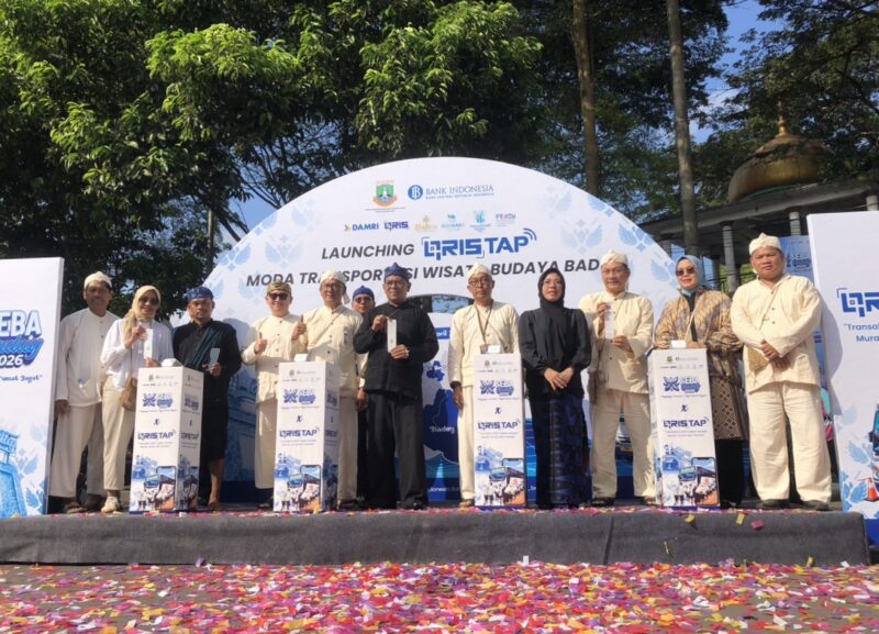Launching QRIS-TAP DAMRI, Transportasi Wisata Budaya Baduy. (Foto: Bantenesia)