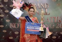 Runner Up 2 Duta Batik Kota Serang 2026 (Kategori B), Ratu Anatasya Bilqis Adam. (Foto: Syam Photography)