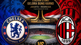 Chelsea vs Ac Milan. (Foto: NET)