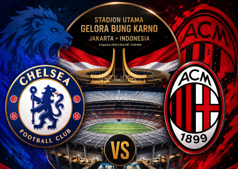 Chelsea vs Ac Milan. (Foto: NET)
