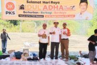 PKS Banten Berkurban, Berbagi, Berdaya. (Foto: Istimewa)
