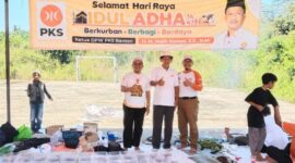 PKS Banten Berkurban, Berbagi, Berdaya. (Foto: Istimewa)