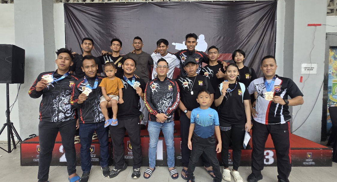 Team Beladiri Polri Polda Banten, Kejuaraan Karate Kapolri Cup 2026. (Foto: Istimewa)