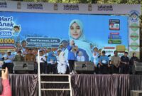 Ketua Pelaksana HAN 2026 Kabupaten Serang, Desi Ferawati, saat memberikan Sambutan. (Foto: Bantenesia)