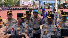 Serah Terima Pataka Polda Banten. (Foto: Bantenesia)